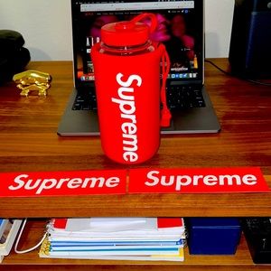 Supreme X Nalgene water bottle.